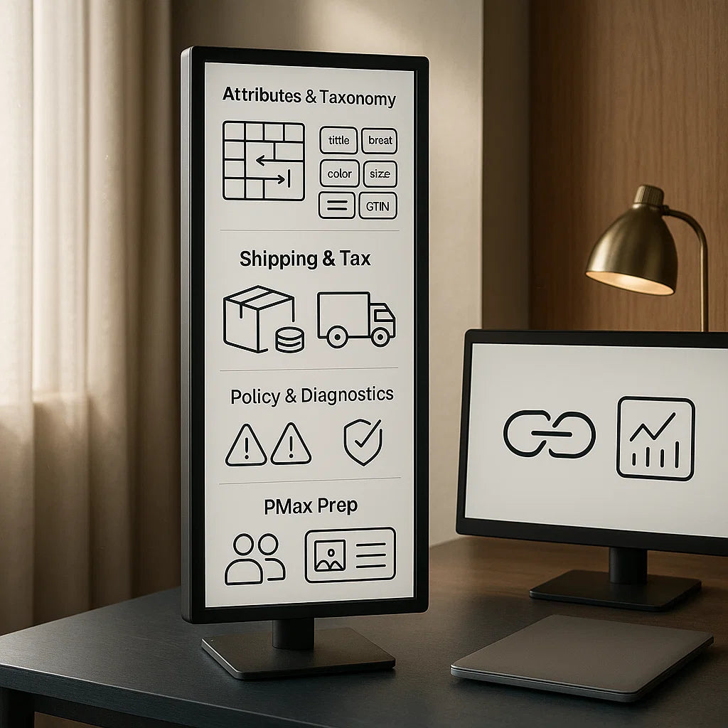 Google Merchant Center Setup & PMax Prep