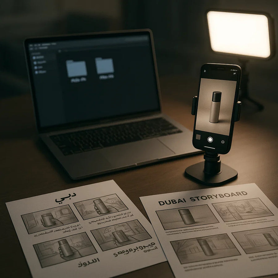 Performance Max UAE: Bilingual Creative Playbook (EN + AR) — Scripts, Shotlists & Feeds