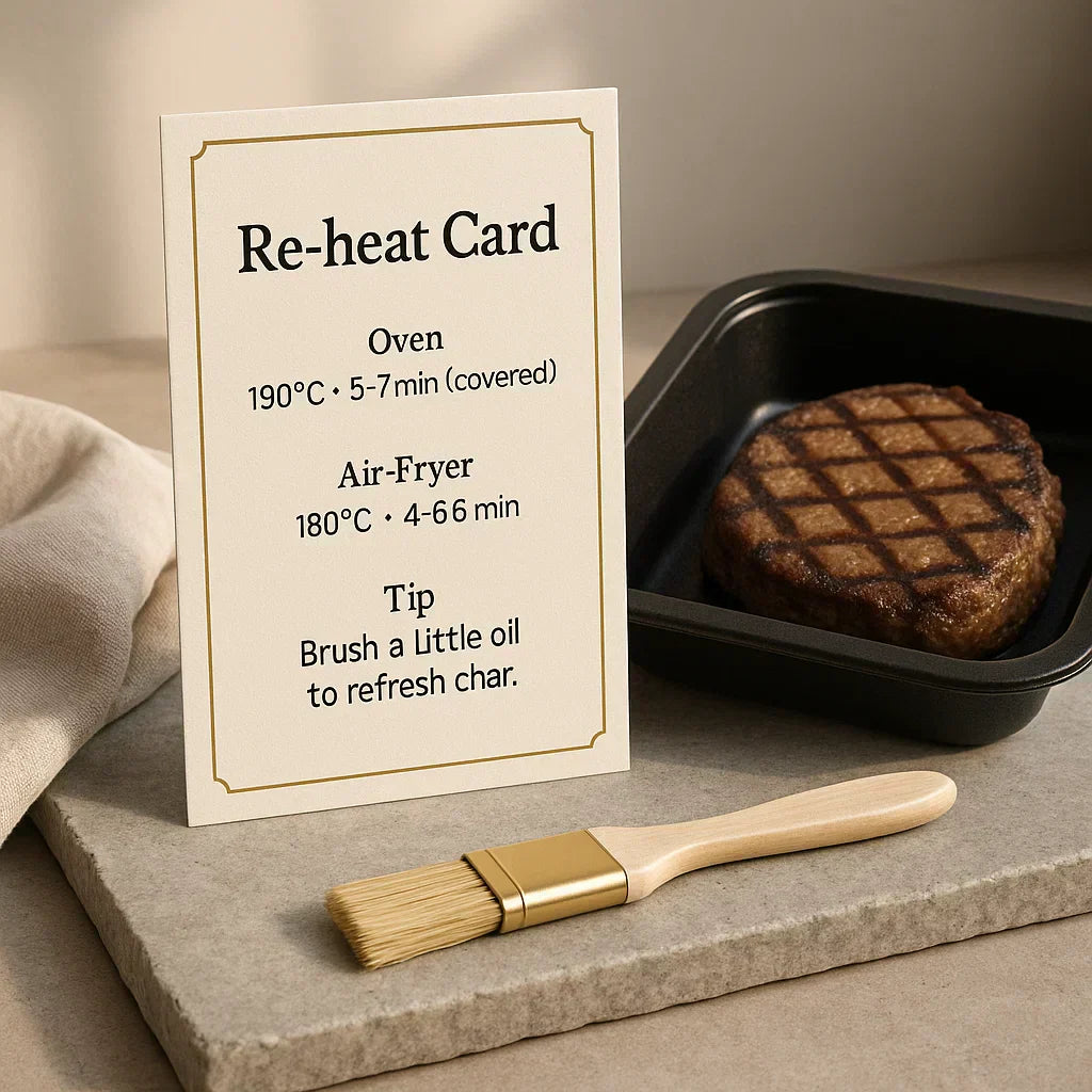 [FREE PDF] F&B PDP Proof Pack — Freshness & Re-heat (UAE, EN/AR)