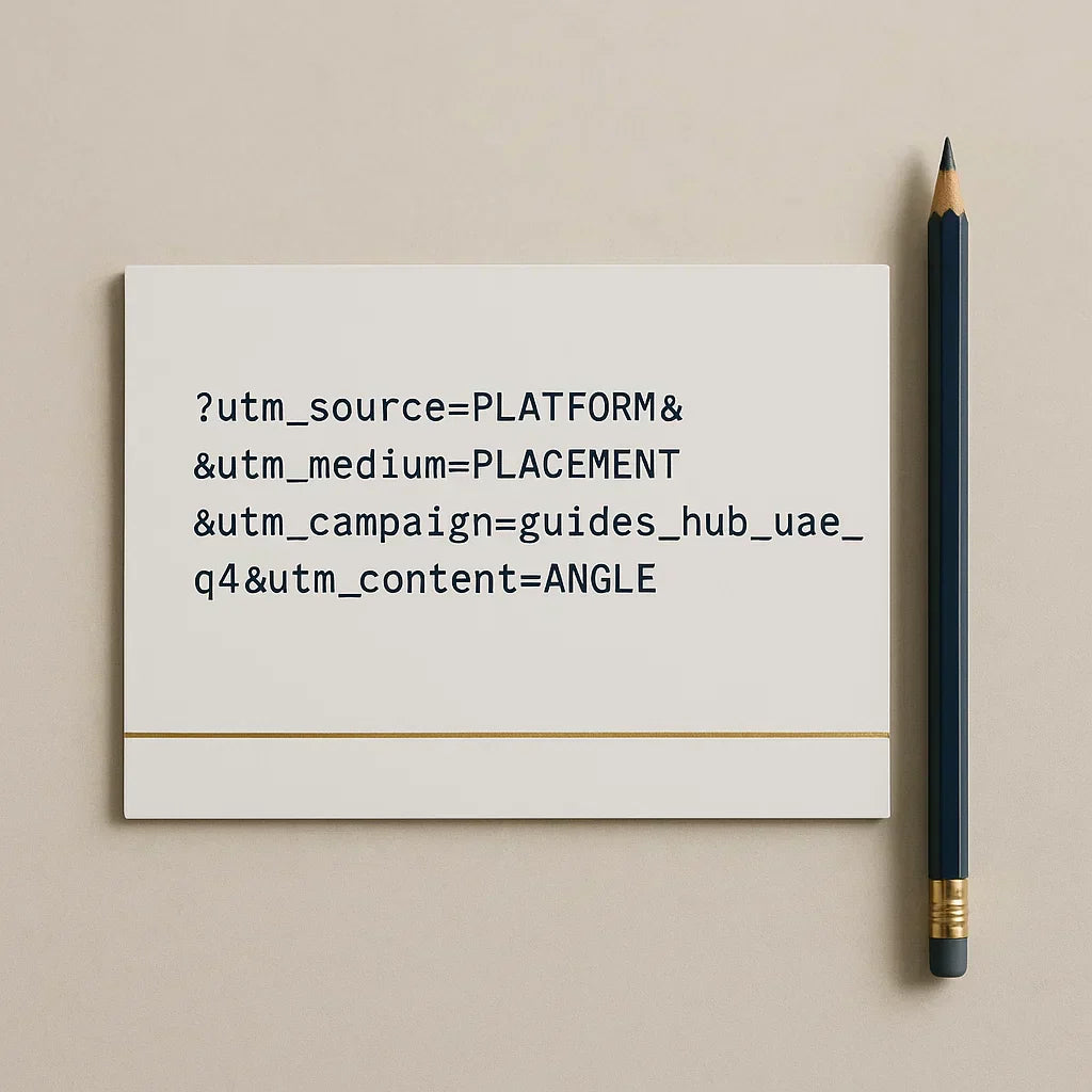 [FREE TOOL] Build Your UTM Link in 60 Seconds — UAE (EN/AR)