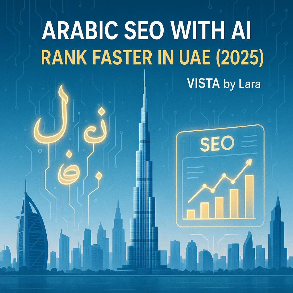 Arabic SEO with AI — How GPTs Help You Rank Faster in UAE (2025) | Vista by Lara